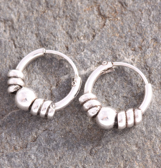 Silver Bali Earrings