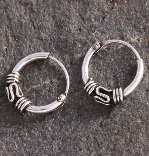 Silver Bali Earrings