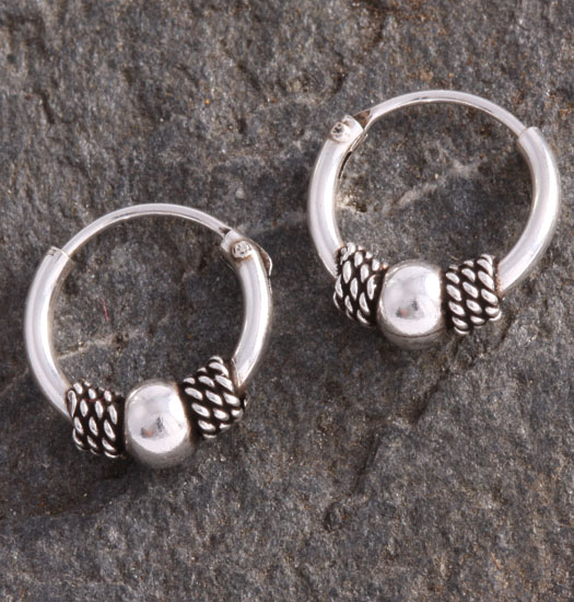 Silver Bali Earrings