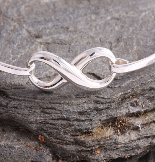 Fine Silver Bracelet Eternity