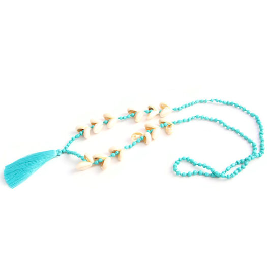 Ibiza Necklace Kauri-shell and Tassle