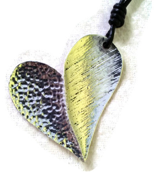 Ketting Folded heart