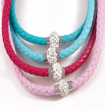 Magnet Necklace Shamballa & Rope