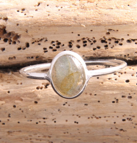 Silver Ring Labradorite