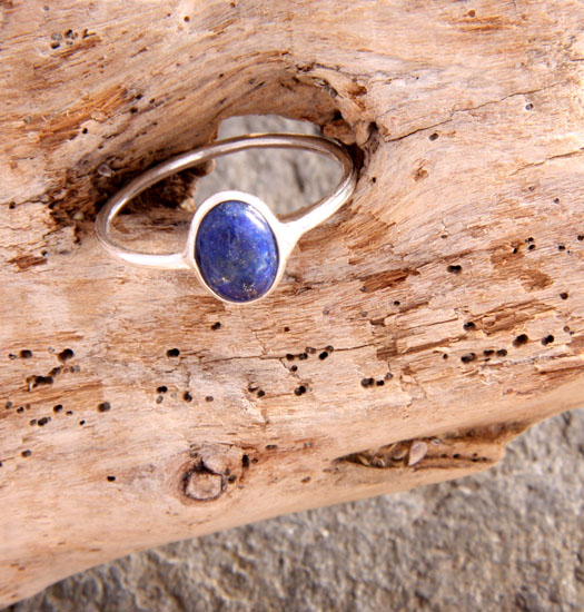 Zilveren Ring Lapis Lazulli