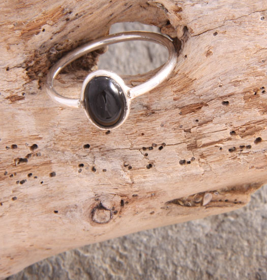 Zilveren Ring Onyx