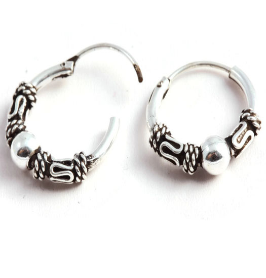 Silver Bali Earrings