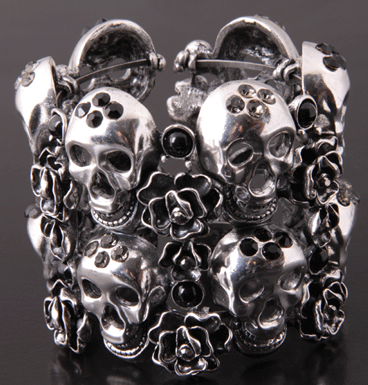 Armband Skulls & Roses