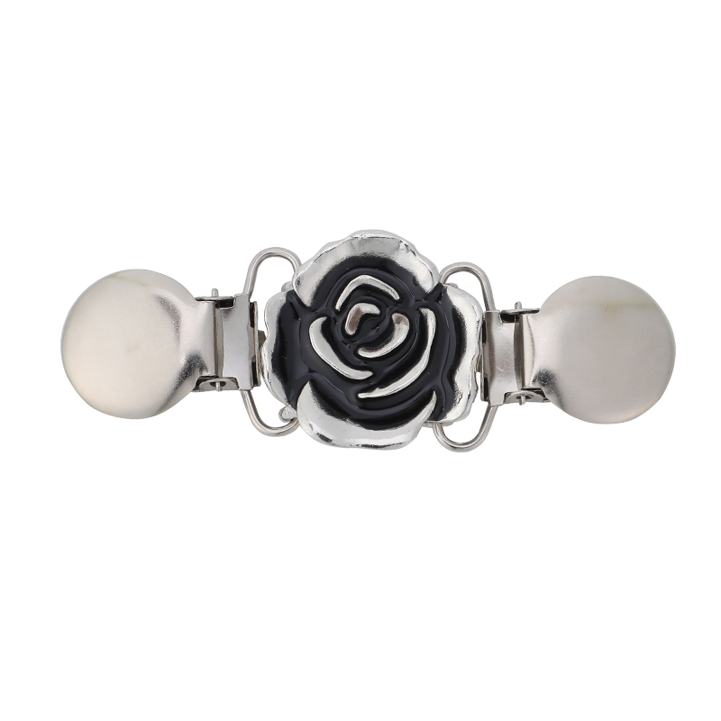 Vest Clip round Rose 