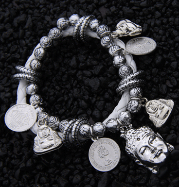 Bracelet White Buddha