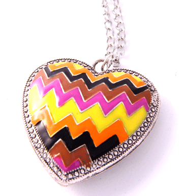 Ketting Zig Zag Hart